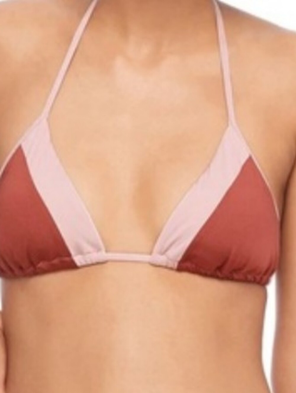 Body Glove Two-Tone Dita Slider Bikini Top Net Large Spice